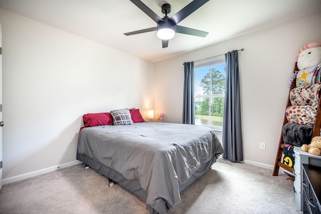141 Pine Crest View Dr, Summerville, SC 29486 - carpeted bedroom with baseboards and a ceiling fan