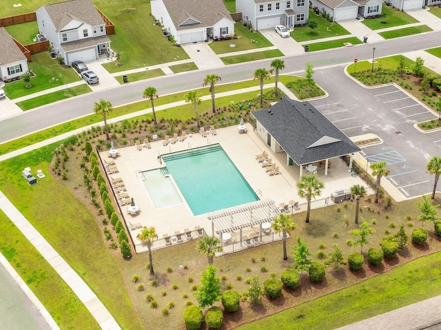 141 Pine Crest View Dr, Summerville, SC 29486 - aerial view of a pool area
