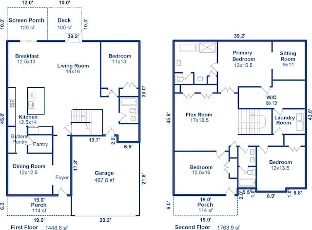 2234 Mother Of Pearl Dr, Mount Pleasant, SC 29466 - home floor plan
