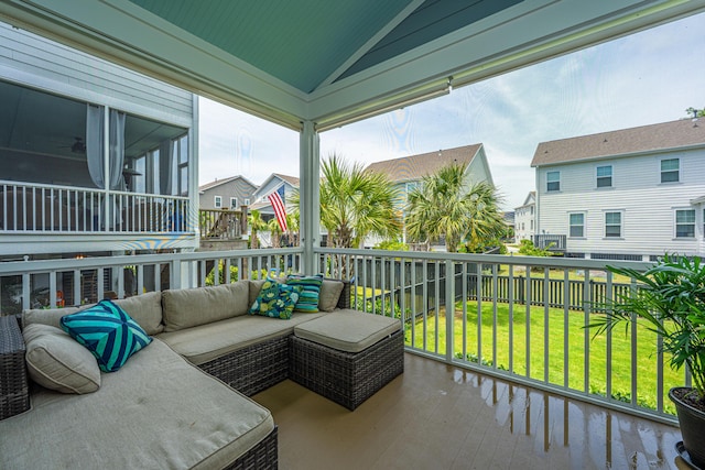 2234 Mother Of Pearl Dr, Mount Pleasant, SC 29466 - view of patio with an outdoor hangout area and a residential view
