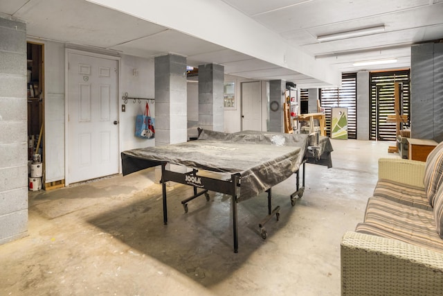 1543 Wando Landing St, Charleston, SC 29492 - playroom featuring unfinished concrete flooring