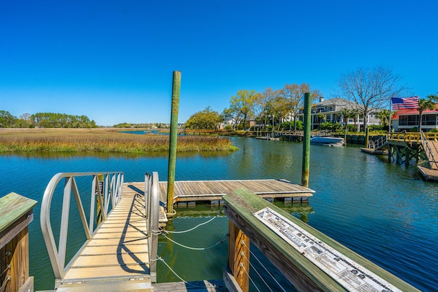 1543 Wando Landing St, Charleston, SC 29492 - dock area featuring a water view