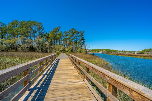 1543 Wando Landing St, Charleston, SC 29492 - dock featuring a water view