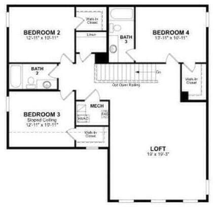 459 White Magnolia St, Moncks Corner, SC 29461 - room layout