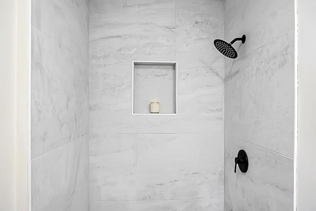 bathroom view of a shower