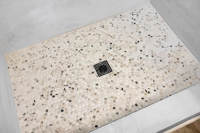 bathroom view of a shower
