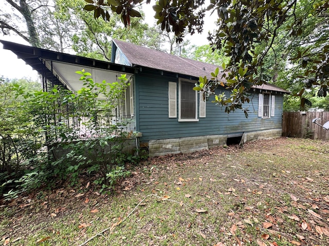 1640 Dogwood Rd, Charleston, SC 29414 - view of home's exterior featuring a shingled roof