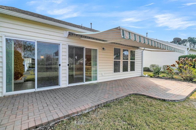 back of house featuring a patio