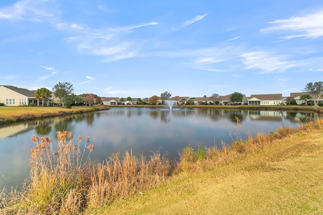 view of water feature