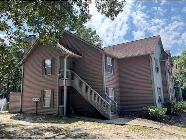 view of rear view of property