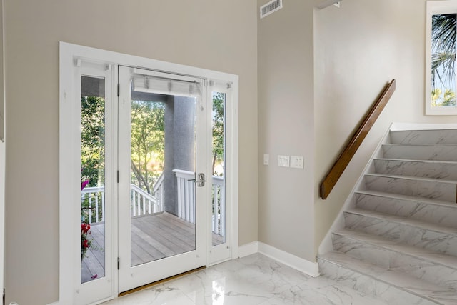 view of doorway to outside