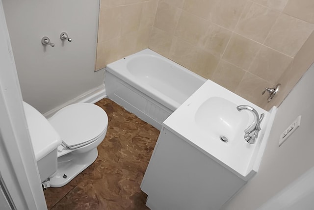 5056 Piedmont Ave, North Charleston, SC 29406 - full bath featuring toilet, a bath, and vanity