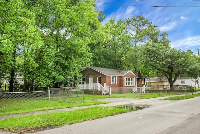 5056 Piedmont Ave, North Charleston, SC 29406 - ranch-style house featuring brick siding and a chimney