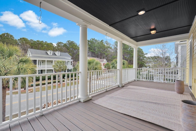 view of deck