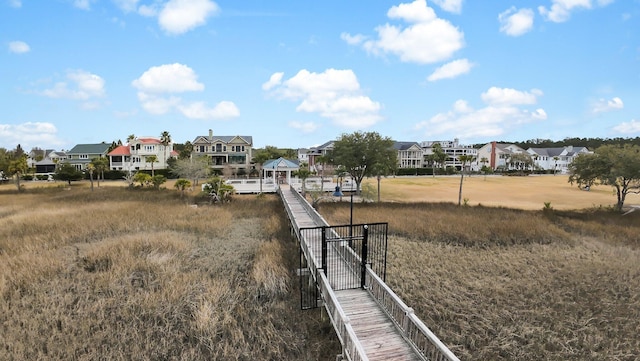 exterior space with a residential view