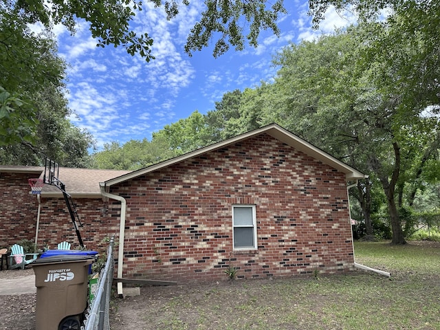 view of side of property