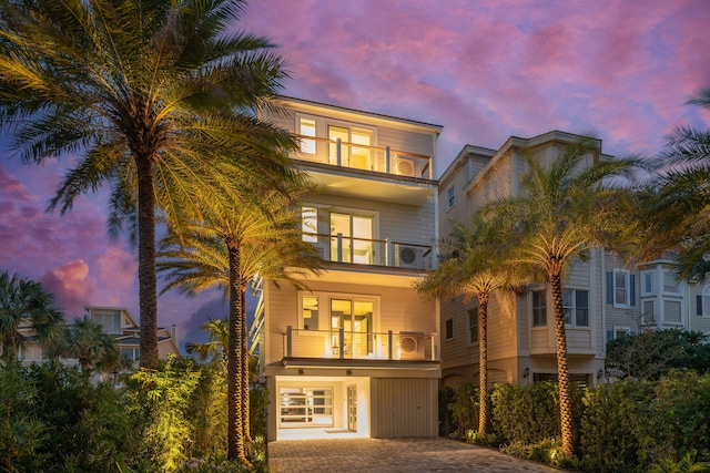 exterior space with a balcony