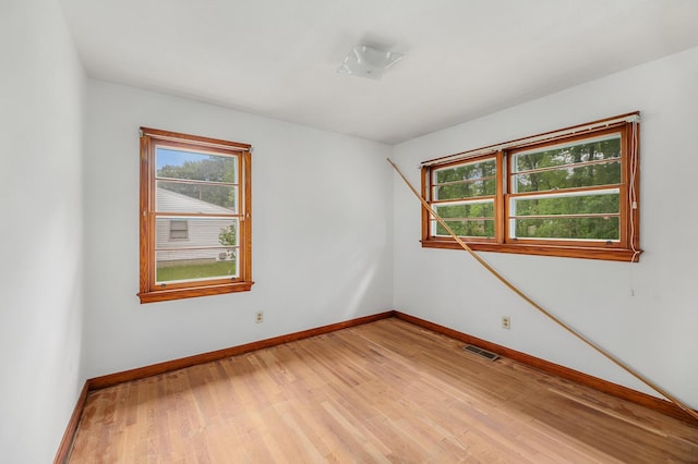 2708 Mawood Ave, North Charleston, SC 29406 - unfurnished room with light wood-type flooring and baseboards