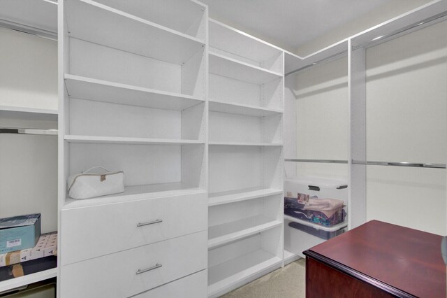 unfurnished bedroom featuring a closet, connected bathroom, ceiling fan, and light colored carpet