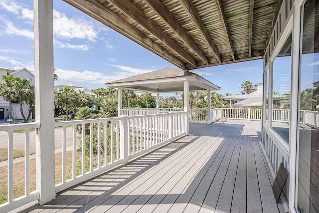 view of deck