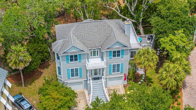 5847 Back Bay Dr, Isle Of Palms, SC 29451 - view from above of property