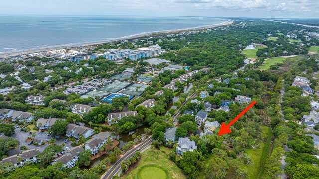 5847 Back Bay Dr, Isle Of Palms, SC 29451 - aerial view of property and surrounding area with a large body of water