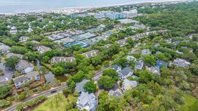 5847 Back Bay Dr, Isle Of Palms, SC 29451 - aerial view of property and surrounding area with a nearby body of water