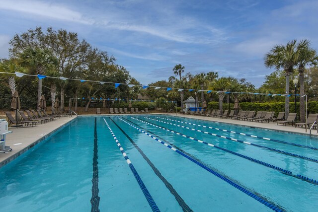 5847 Back Bay Dr, Isle Of Palms, SC 29451 - community pool with a patio