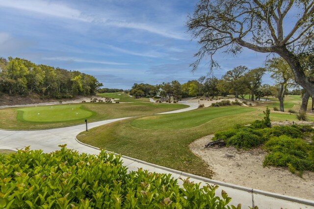 5847 Back Bay Dr, Isle Of Palms, SC 29451 - view of community featuring a putting green and golf course view