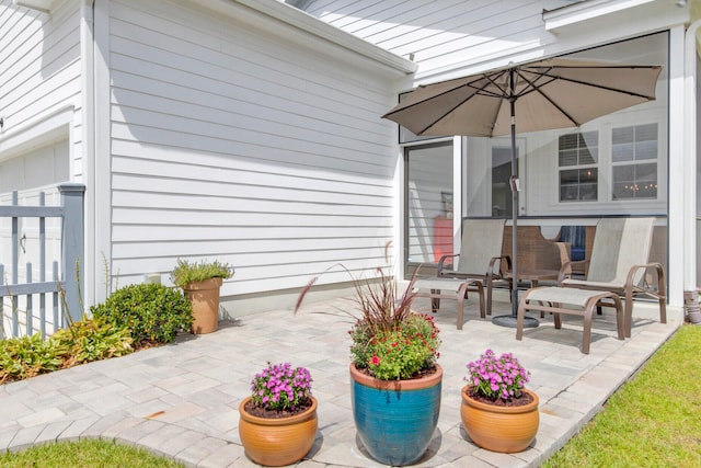 view of patio