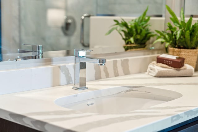 bathroom view of a sink