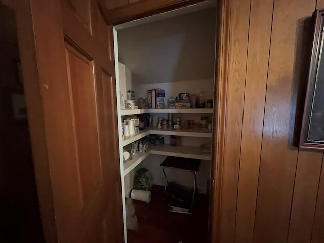 view of pantry