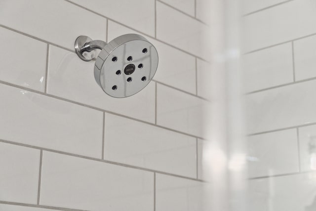 room details with a shower