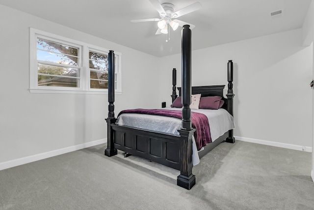 1909 Swift Ave, Charleston, SC 29407 - bedroom with carpet floors and a ceiling fan