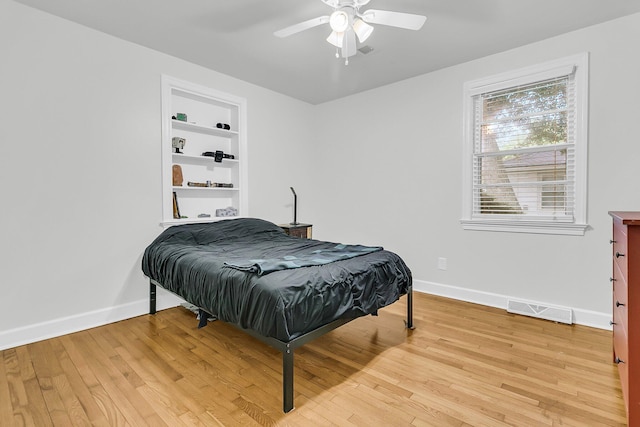 1909 Swift Ave, Charleston, SC 29407 - bedroom featuring light wood-style flooring and a ceiling fan