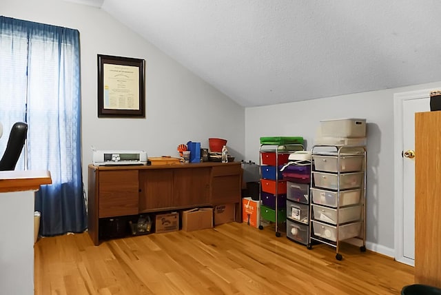 8692 Bentwood Dr, North Charleston, SC 29406 - home office with wood finished floors and vaulted ceiling
