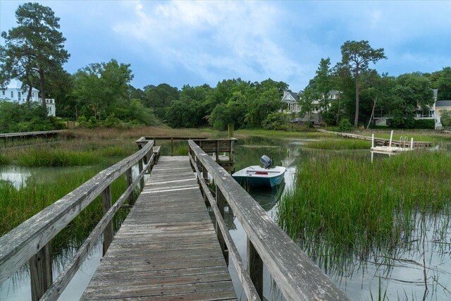 375 Seewee Cir, Mount Pleasant, SC 29464 - dock area with a water view