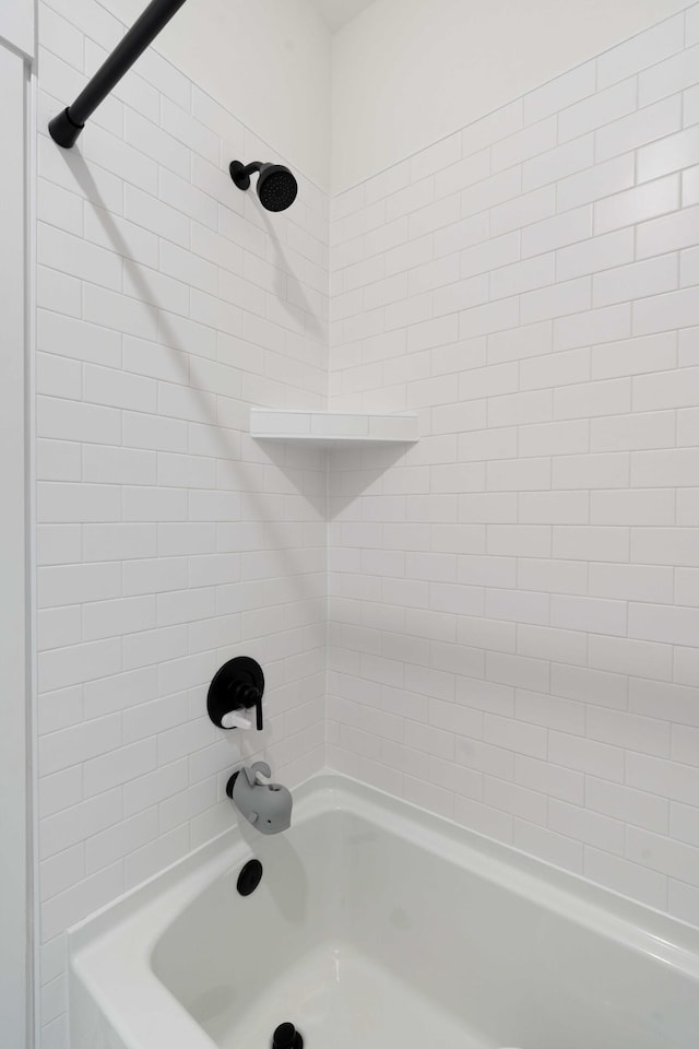 bathroom featuring tub / shower combination