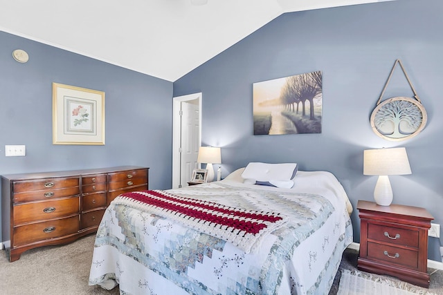544 Beverly Dr, Summerville, SC 29485 - carpeted bedroom featuring vaulted ceiling