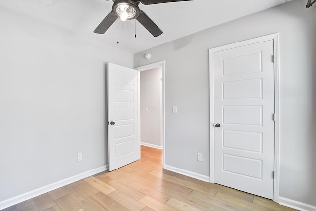 1052 Yorktown Dr, Charleston, SC 29412 - unfurnished bedroom featuring light wood-style floors and ceiling fan