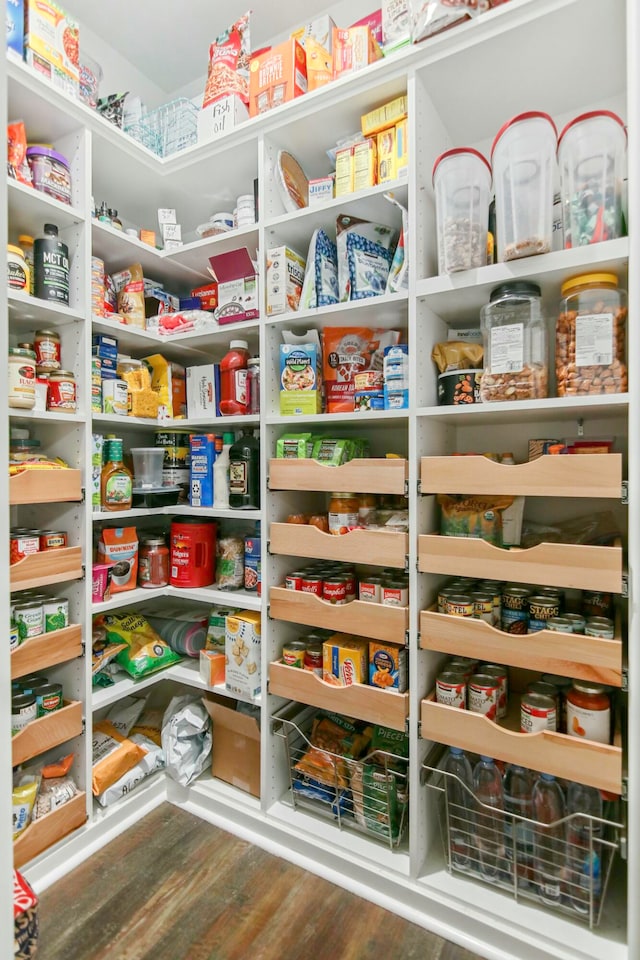 view of pantry