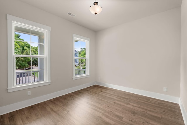 1577 Periwinkle Dr, Mount Pleasant, SC 29466 - empty room with baseboards and wood finished floors