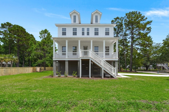 1577 Periwinkle Dr, Mount Pleasant, SC 29466 - view of front of house with stairs and a porch