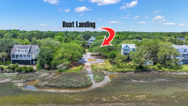 1577 Periwinkle Dr, Mount Pleasant, SC 29466 - bird's eye view of a forest
