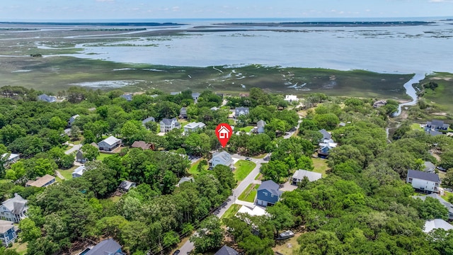 1577 Periwinkle Dr, Mount Pleasant, SC 29466 - aerial view of residential area with a large body of water