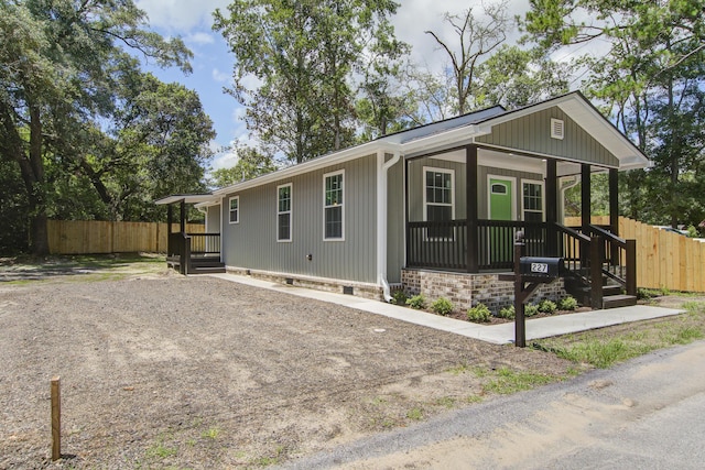 227 Grace St, Walterboro, SC 29488 - view of front of home with covered porch and crawl space