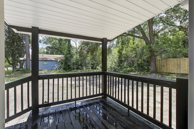 227 Grace St, Walterboro, SC 29488 - view of wooden terrace