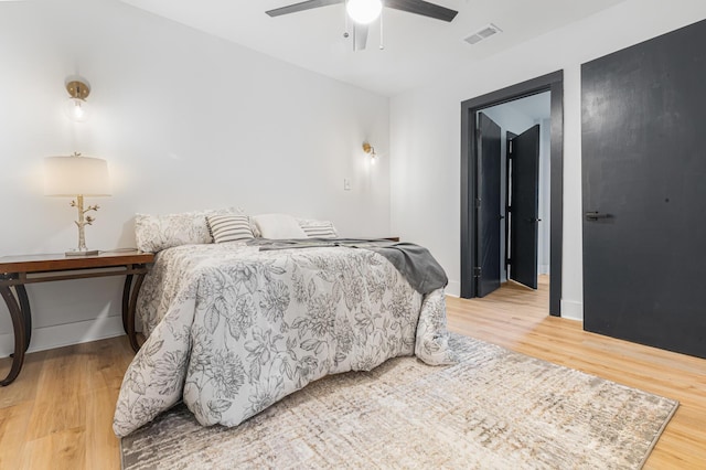 1129 Dickson Ave, Hanahan, SC 29410 - bedroom featuring light wood finished floors and a ceiling fan