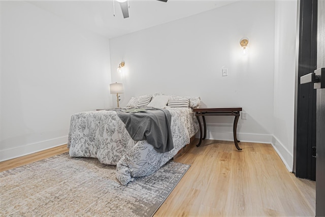 1129 Dickson Ave, Hanahan, SC 29410 - bedroom with light wood-style flooring and ceiling fan