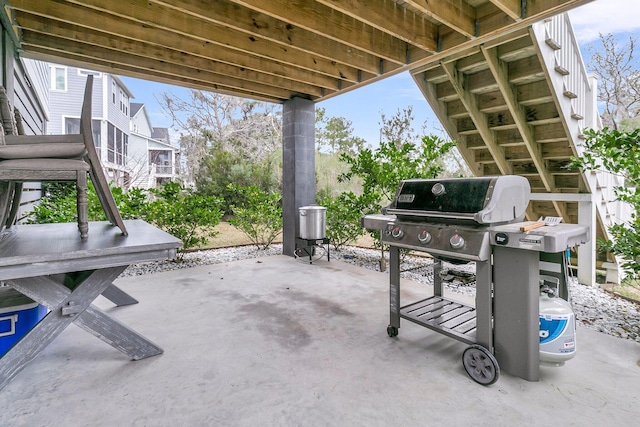 view of patio / terrace with grilling area